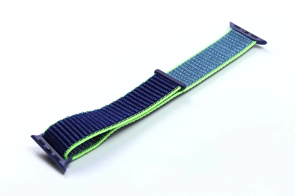 Nylon Sport Loop Band for Apple Watch 38/40 mm Neon Lime