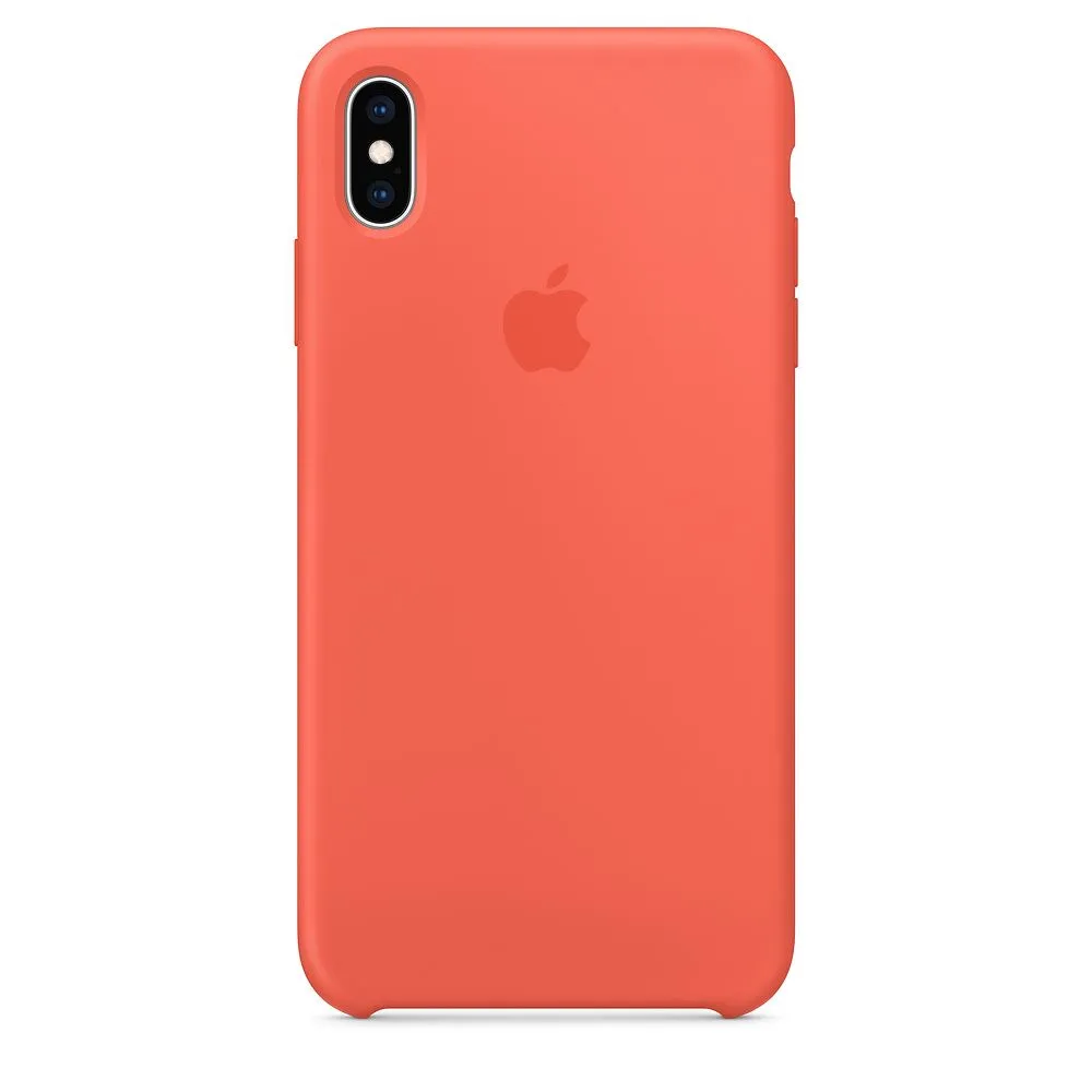 Apple Silicone case 1:1 for iPhone Xs Max Nectarine