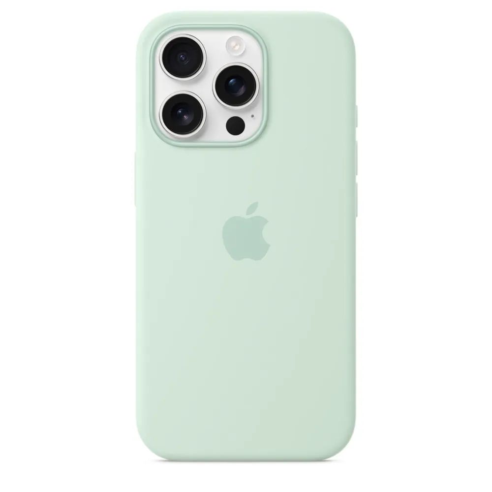 Apple Silicone Case 1:1 for iPhone 16 Pro Max with MagSafe Aquamarine