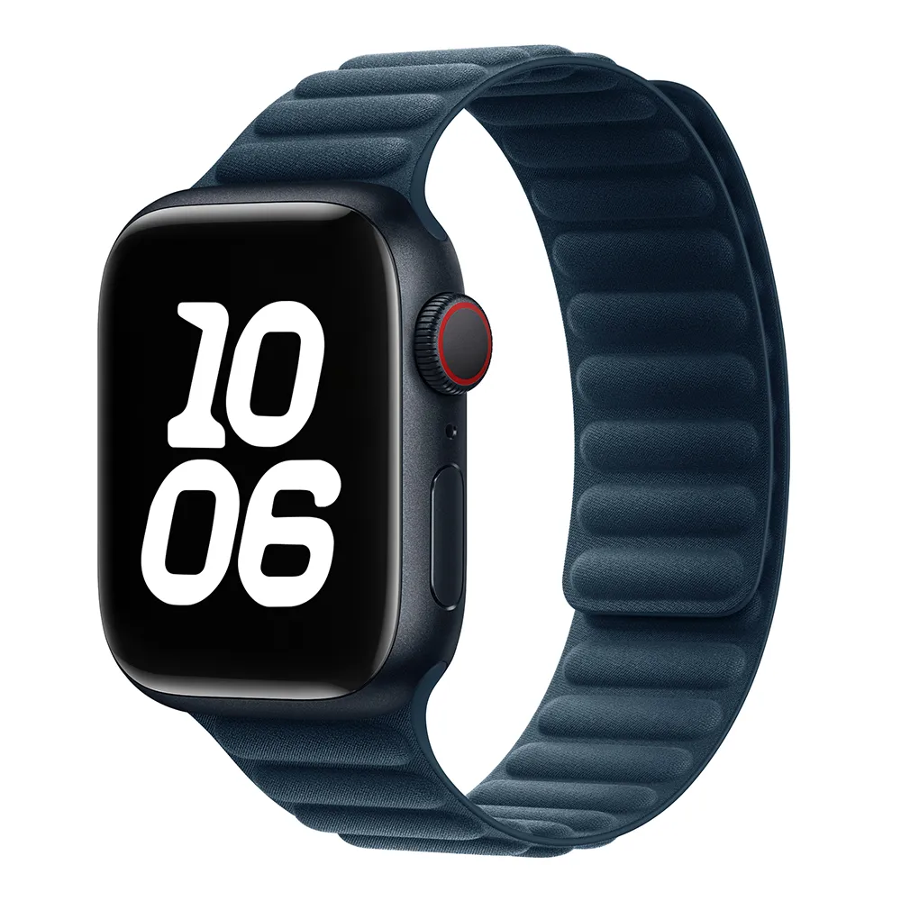 FineWoven Magnetic Link for Apple Watch 42/44/45/46/49 mm Pacific Blue