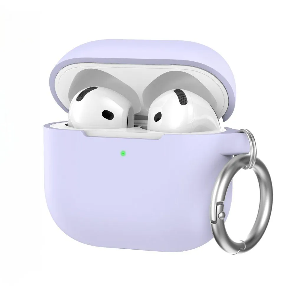 AhaStyle Colorful Silicone Case for Airpods 4 Lavender
