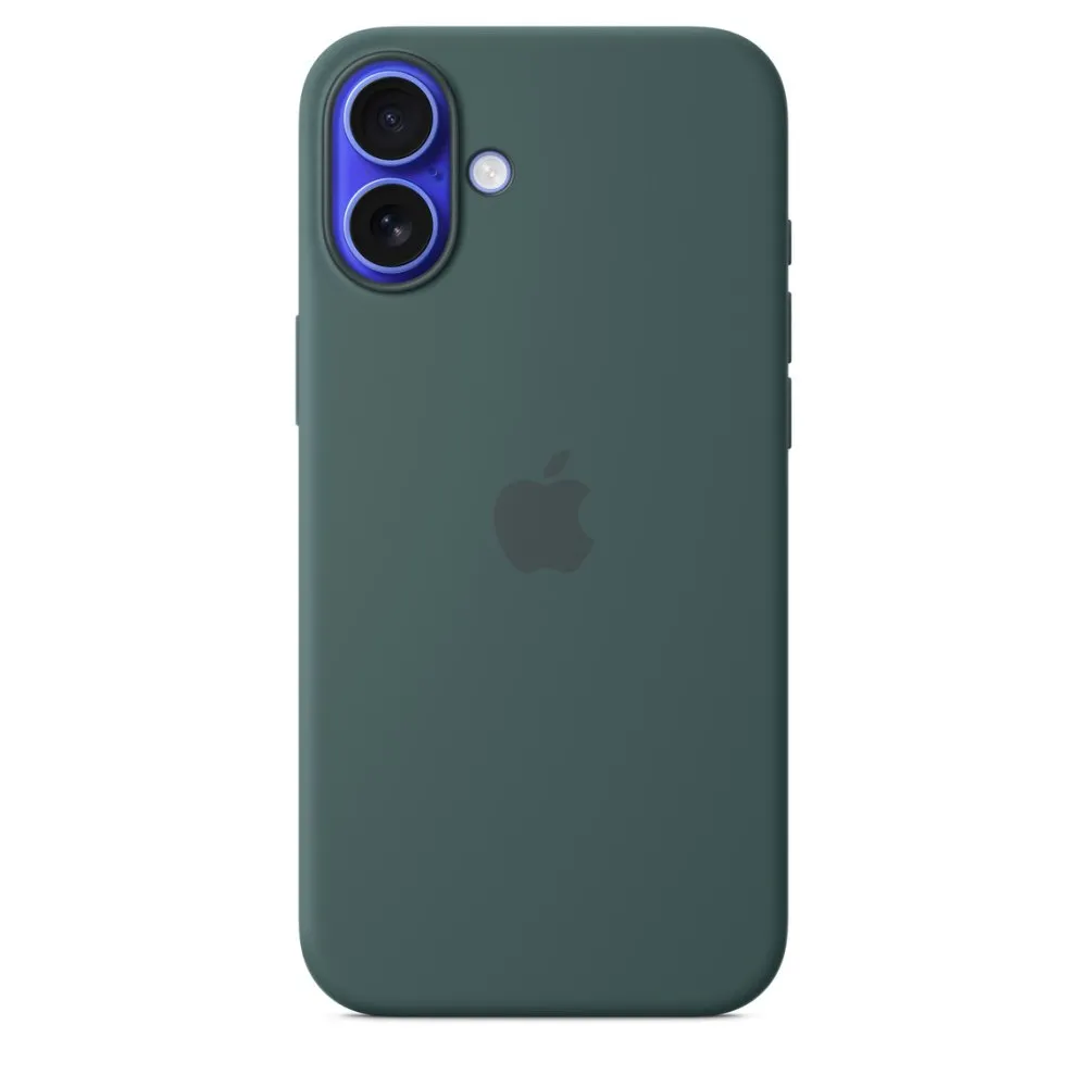 Apple Silicone Case 1:1 for iPhone 16 Plus with MagSafe Lake Green