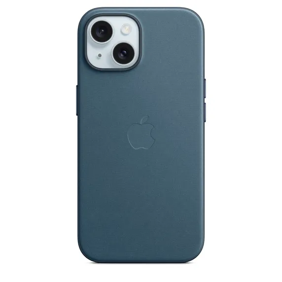 Apple FIneWoven Case 1:1 for iPhone 15 with MagSafe Pacific Blue
