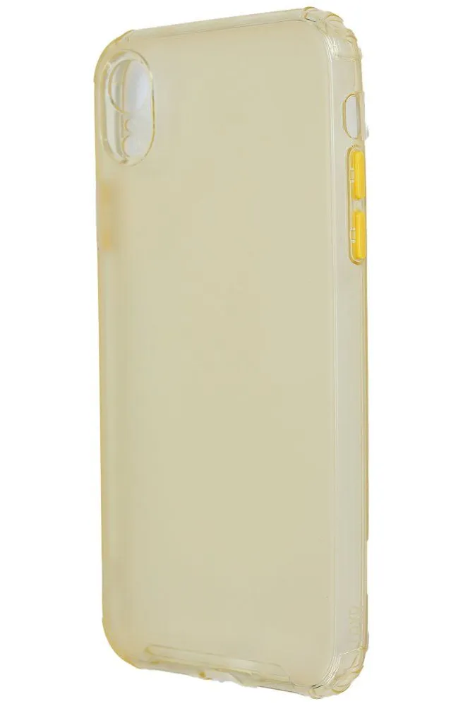 TPU Colorful Matte Case for iPhone Xr Gold