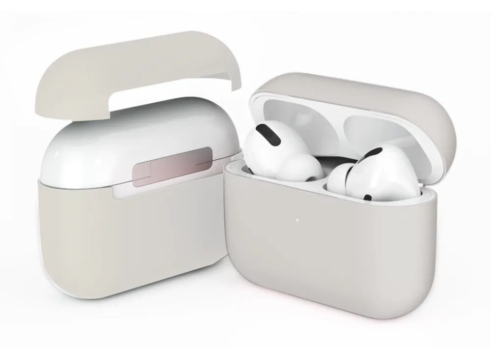 AmazingThiing Ultra Skinny Premium Case for Airpods Pro Ivory