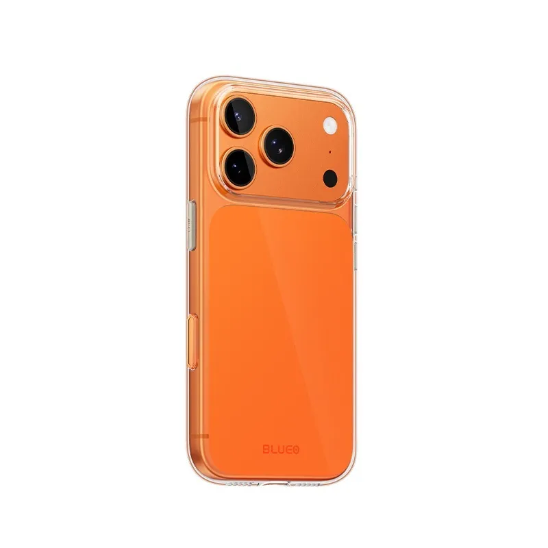 Blueo Crystal Drop PRO Case for iPhone 17 Pro Max with MagSafe (Original Style) Orange