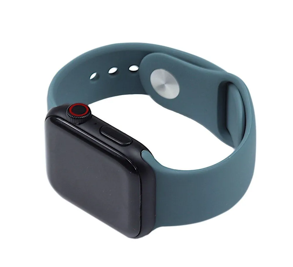 Silicone Watch Band for for Apple Watch 42/44mm S/M Granny Grey