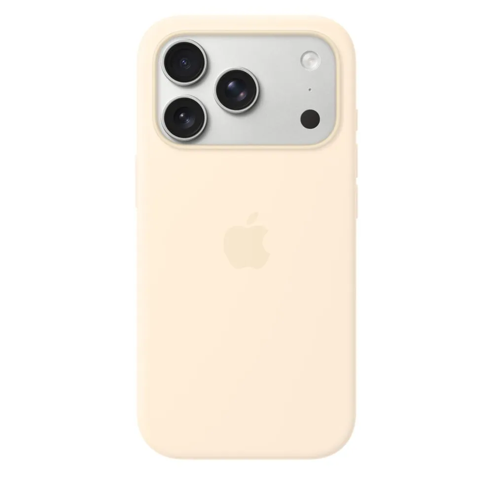 Apple Silicone Case 1:1 for iPhone 17 Pro with MagSafe Vanilla