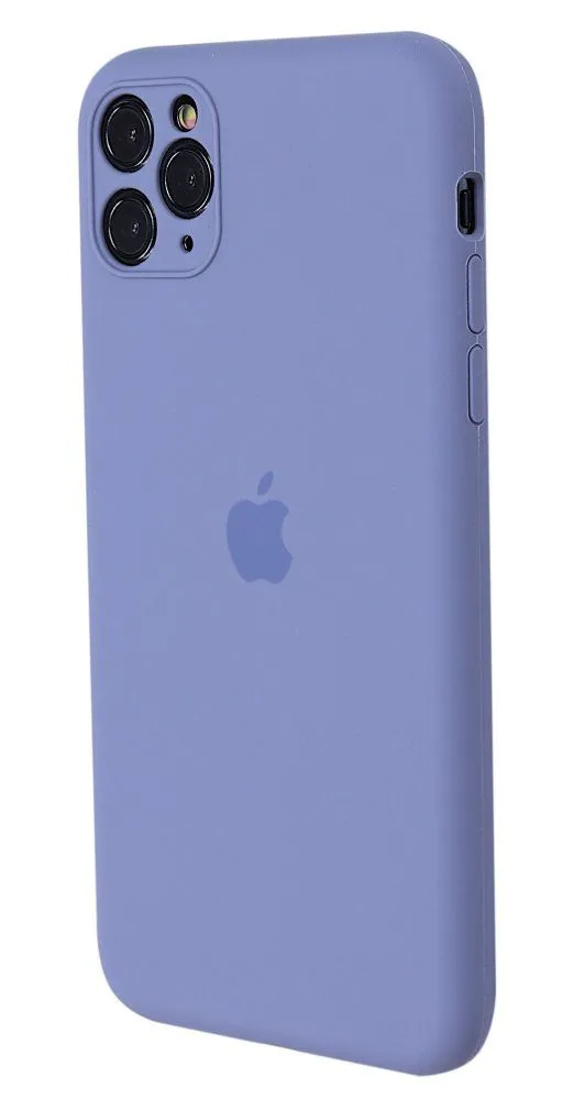 Apple Silicone Case for iPhone 11 Pro Lavender Grey (With Camera Lens Protection)