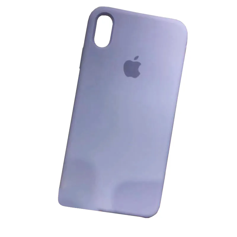Apple Silicone Case HC for iPhone Xs Max Lavender Gray 46