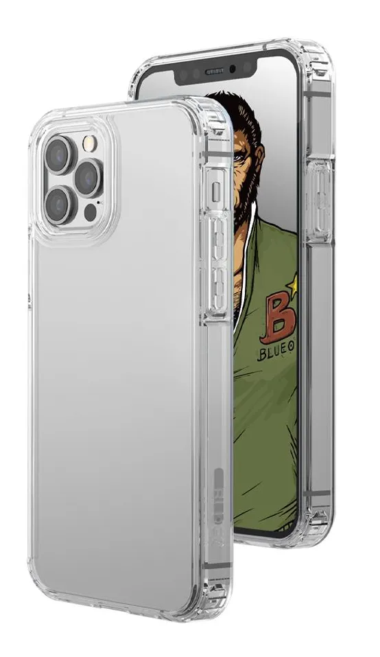 Blueo Crystal Drop Resistance Phone Case for iPhone 13 Pro Transparent