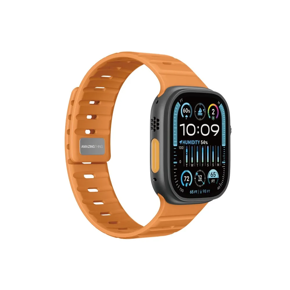 AmazingThing SilqLock Band for Apple Watch 42/44/45/46/49 mm Orange