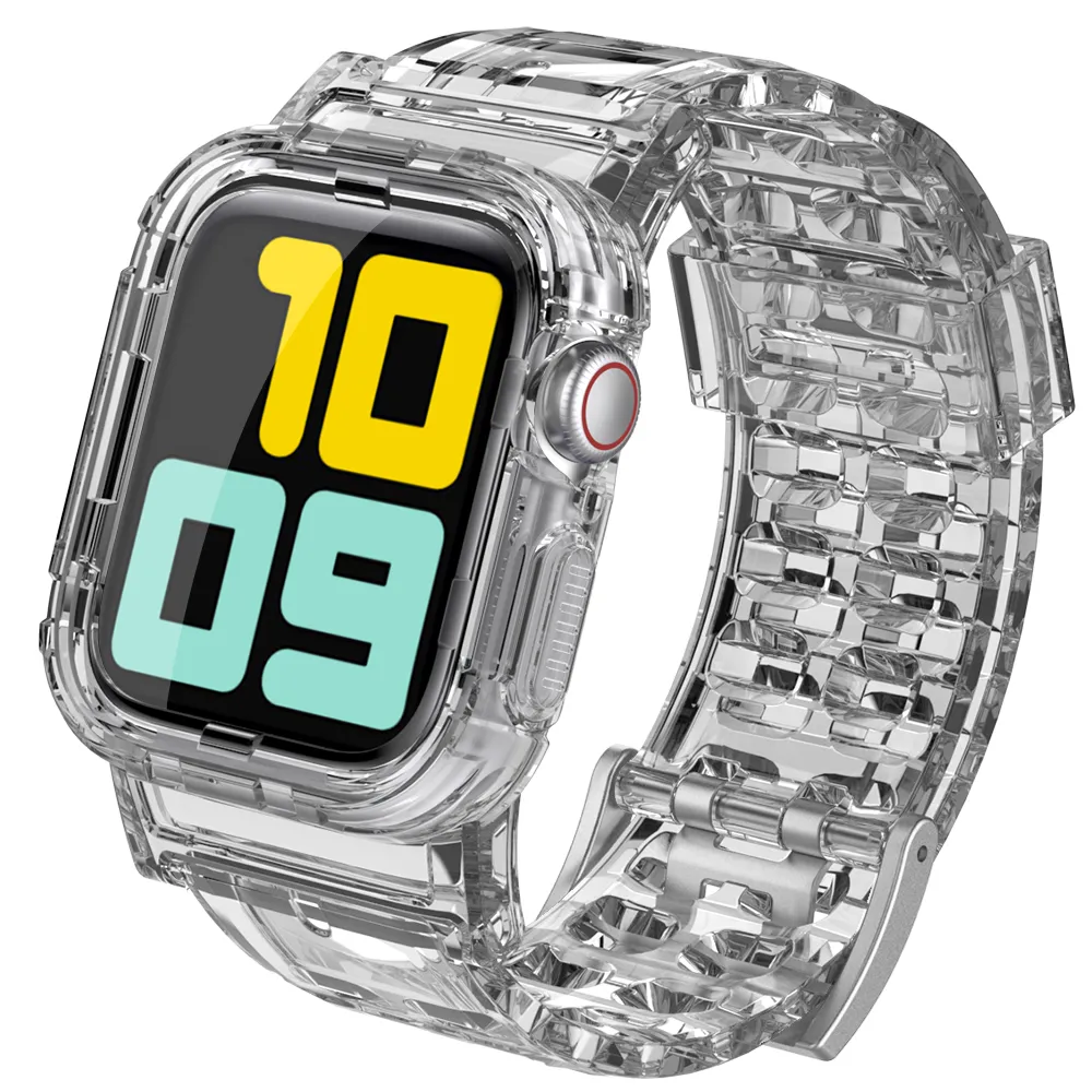 AhaStyle Transparent TPU Band for Apple Watch 38/40mm Transparent Grey