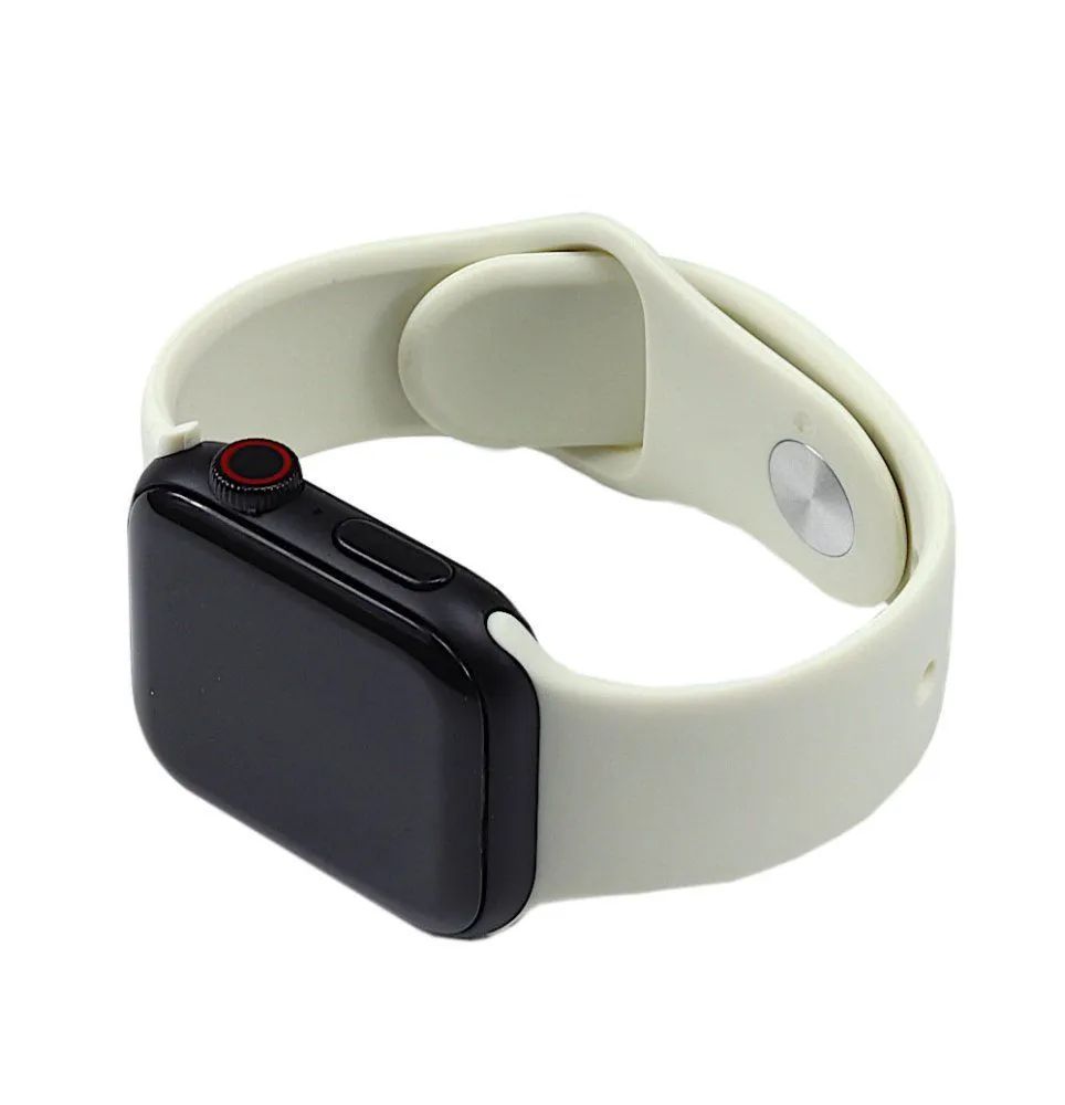 Silicone Watch Band for for Apple Watch 42/44mm S/M Antique White